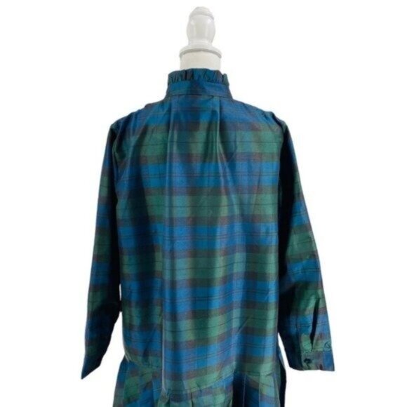 Tuckernuck | NEW Blackwatch Tate Plaid Academia Long Sleeve Mini Dress Size XXXL - Picture 11 of 13